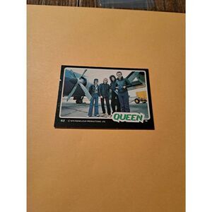 Vintage 1979 Raincloud Productions Queen Trading Card #62 Rock Band Memorabilia